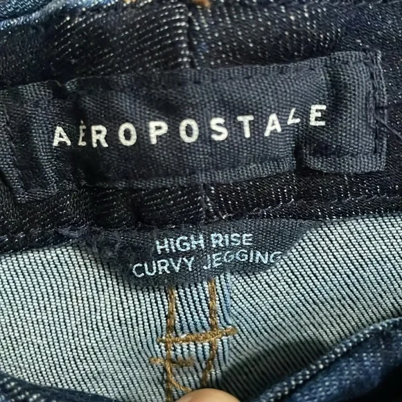 Aeropostale high rise curvy jegging size 0 - Picture 6 of 7